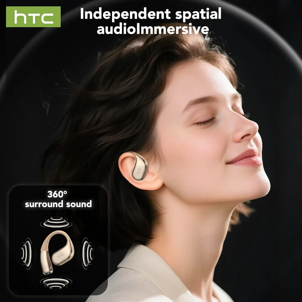 Фото HTC NE39 Bluetooth-наушники AI-переводчики OWS Спортивные беспроводные наушники Удобные ушные крючки Сверхдлительное время автономной работы №4