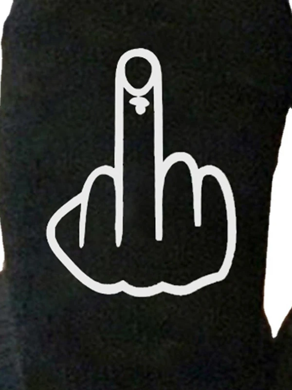 Pure Cotton Casual Socks Personalized Printed Black and White Tube Socks Ins Men's and Women's Fashion Long Socks