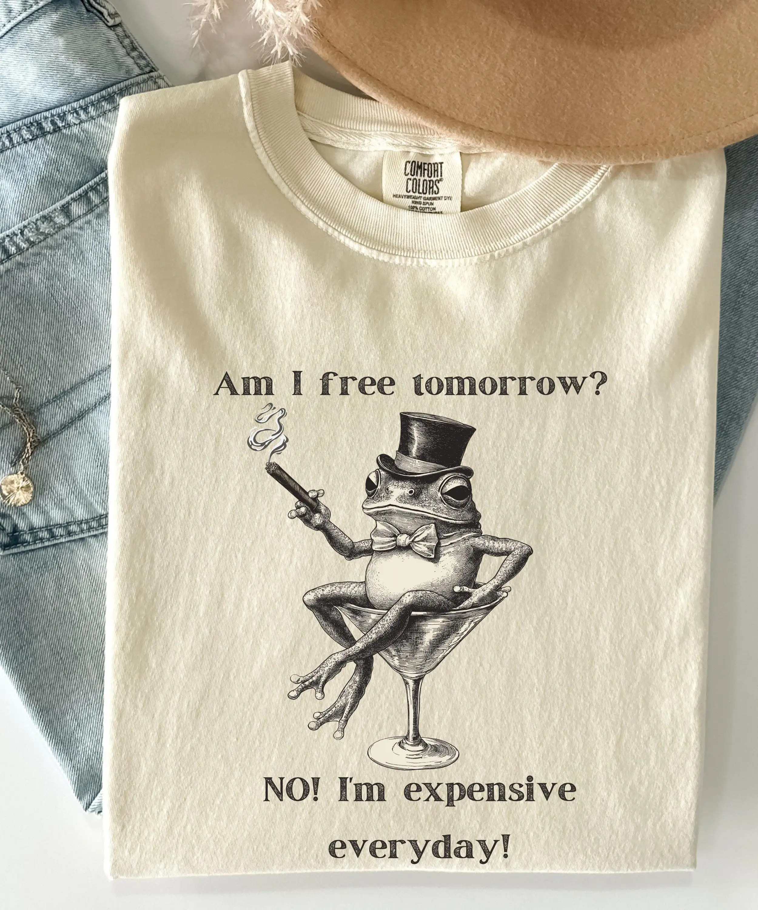 Забавная футболка с лягушкой я дорогой коктейль саркастический юмор причудливая