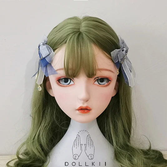 (DOLLKII-V) ручной работы для девочек из смолы половина головы косплей японская