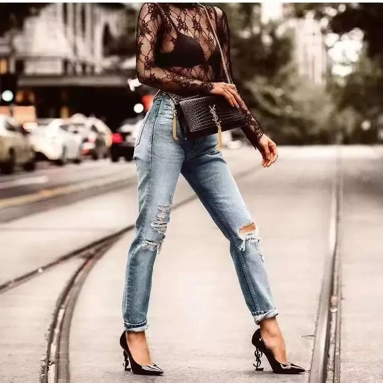 Женские пикантные вечерние туфли на высоком каблуке брендовые роскошные