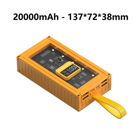 Супер быстрая зарядка 120 Вт для Huawei P60 P50 Xiaomi Power Bank 50000 мАч Портативное внешнее зарядное устройство для iPhone 16 Samsung