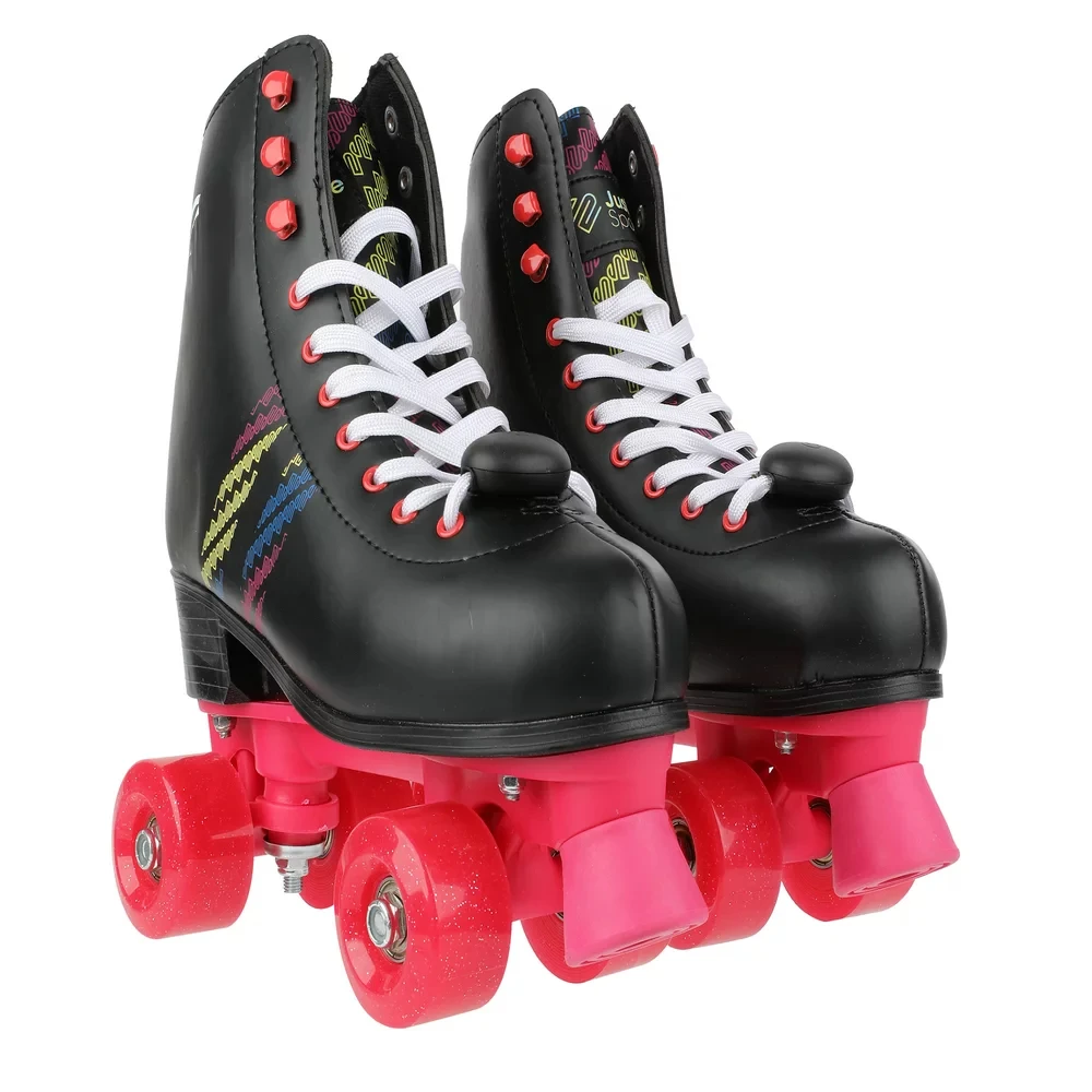 

4 Wheel Roller Skates with Adjustable Sizing (3-6) for Girls Ages 7+