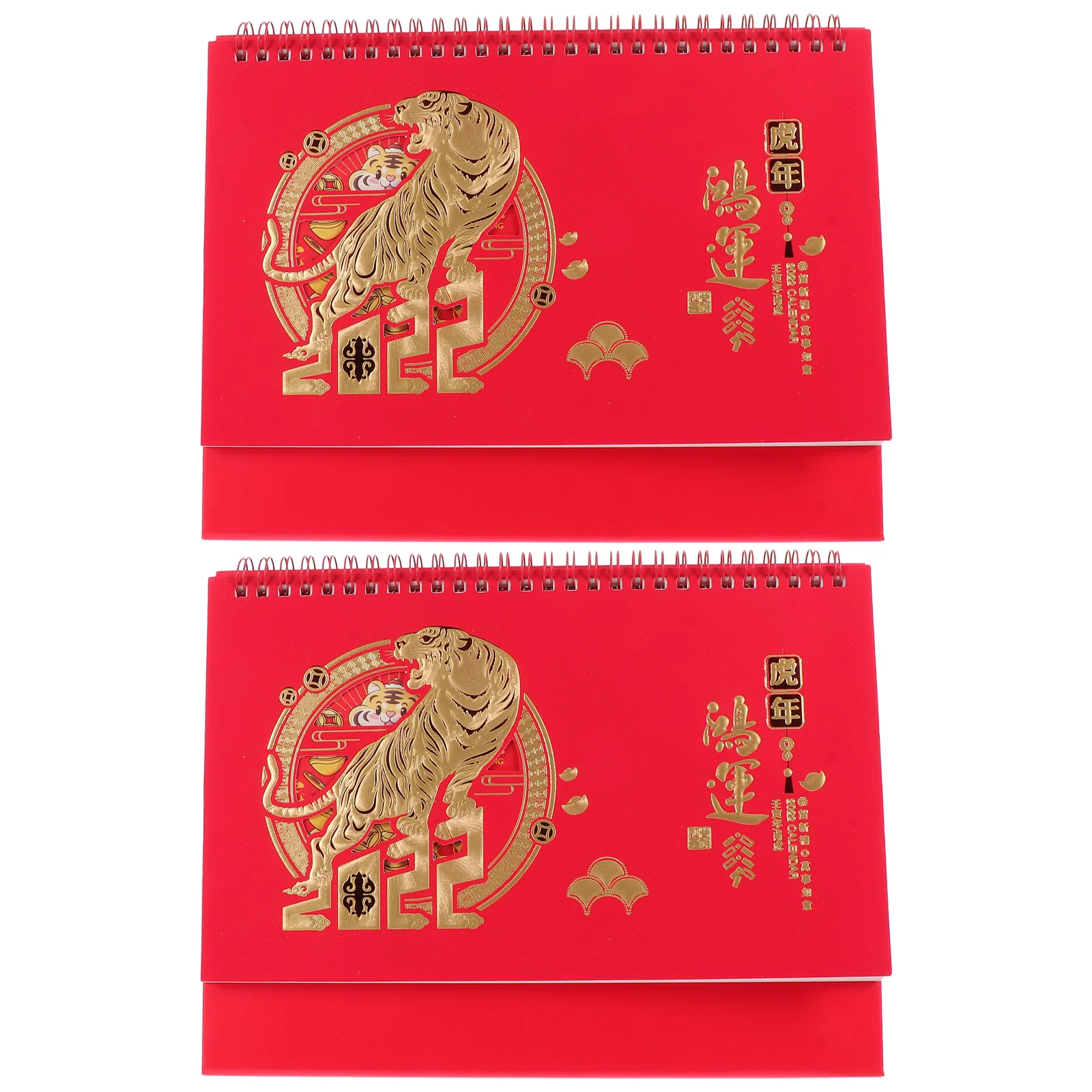 

2pcs Desk Calendars Schedule Books Simple Calendars Creative 2022 Calendars