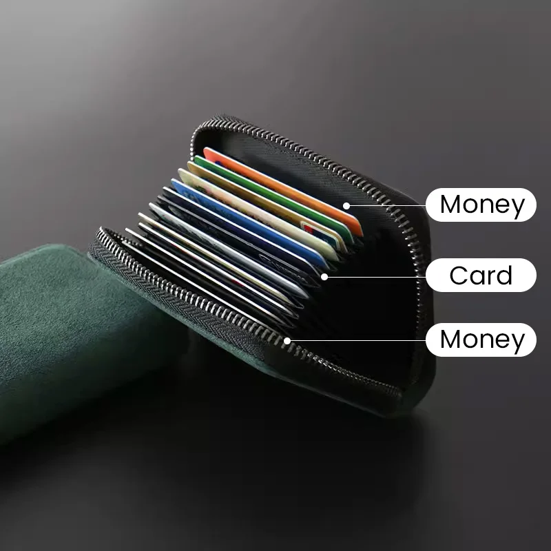 Замшевый женский и мужской держатель для карт роскошный тонкий кошелек из