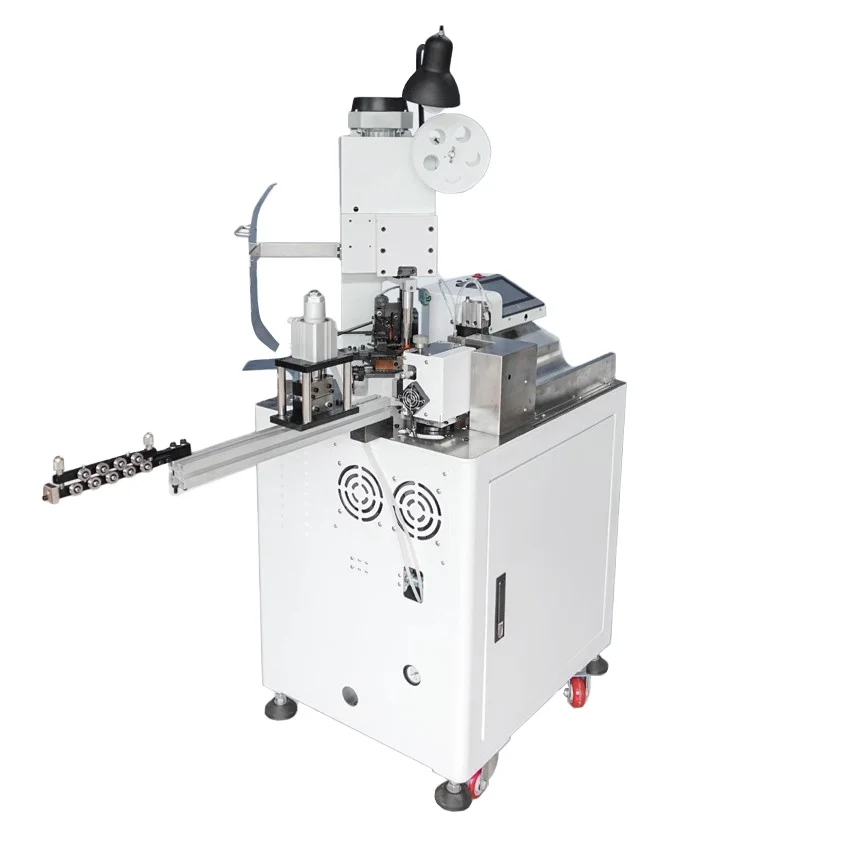 

Automatic Cutting stripping high speed double head terminal machine/Thread cutting machine
