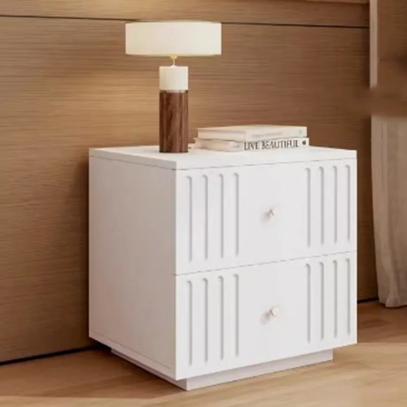 

Nordic White Night Tables Modern Minimalist Drawers Storage Bedside Cabinet Home Hotel Mesa De Cabeceira Furniture For Bedroom