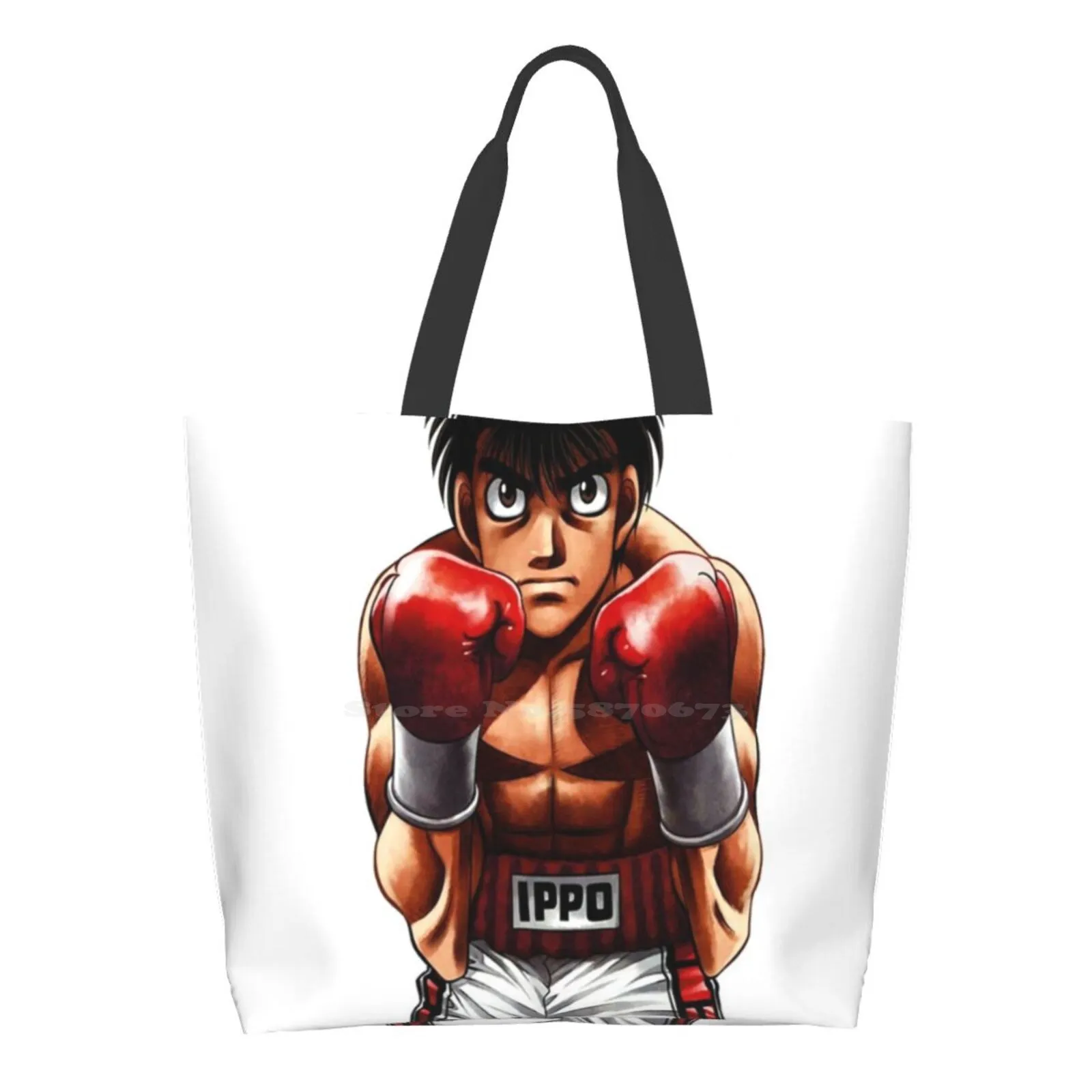 

Ippo Ready To Fight Hajime Reusable Household Tote Bags Storage Bags Fire Force Dr Stone Never Promiseland Mohamed Ali Manga