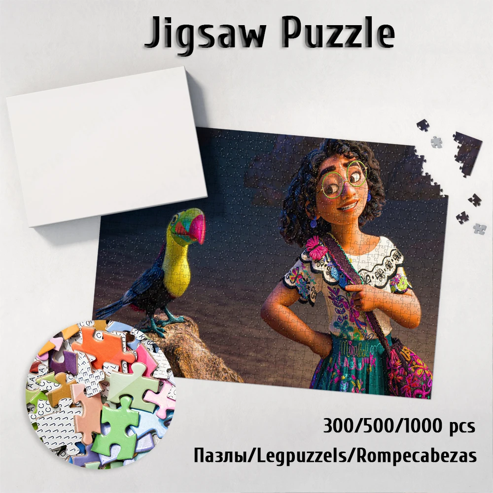 

Encanto Disney Cartoon Diy Large Puzzle Game Toys Gift Funny Disney Large Adult Jigsaw Board Games Educational Kids Toys Hobbies