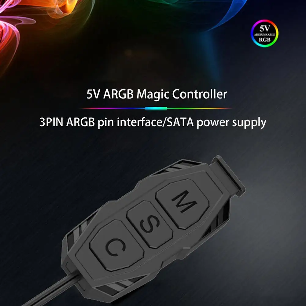 RGB-кабель управления ler для ПК 5 В 12 красный-зеленый-синий ЦП чехол прохладный