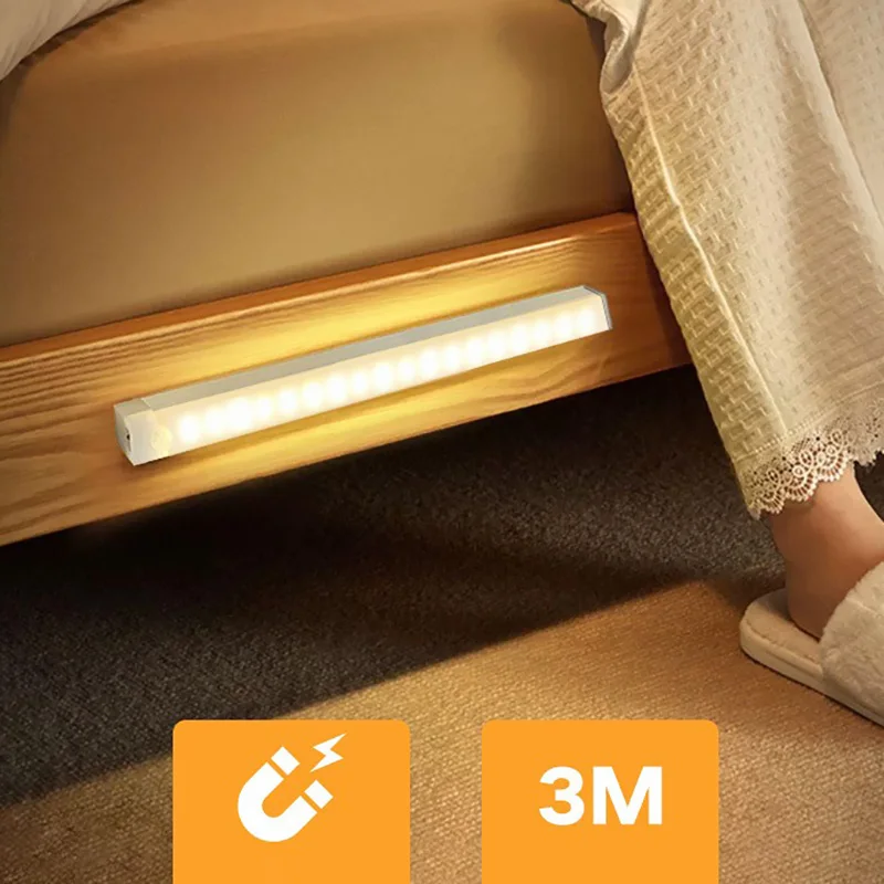 Светодиодный ночник интеллектуальный с датчиком человеческого тела USB-зарядка