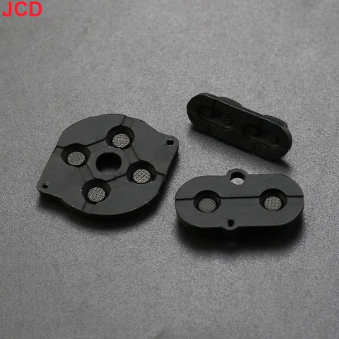 JCD 1 комплект, резиновая проводящая кнопка A-B d-pad для Game Boy, цветной корпус GBC, силиконовая клавиатура для запуска и выбора