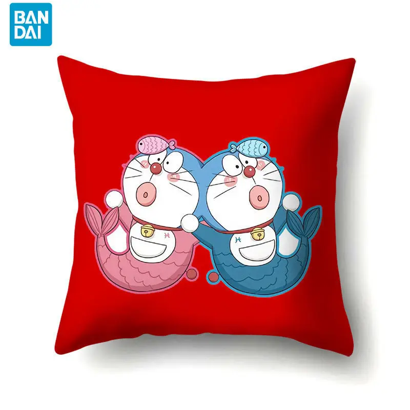 

Bandai Cartoon Anime Doraemon Doraemon Series Pillow Living Room and Bedroom Pillow Car Sofa Cushion Lumber Pad