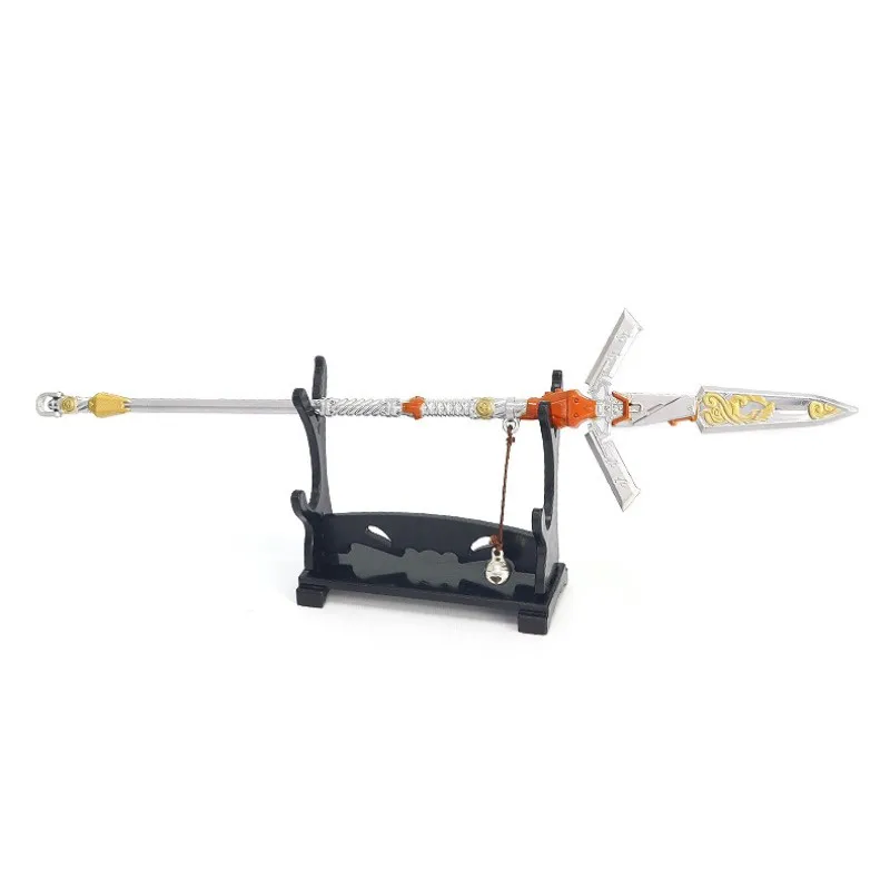 Apex Legends Heirloom Valkyrie 22 см Legacy Spear Game Sword Японский королевский меч Брелок Модель оружия
