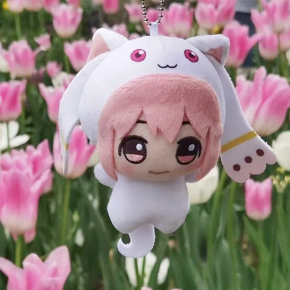 Фото Аниме игрушка Подвеска Kaname Madoka плюш Akemi Homura ключевик Мики Сайака Мультфильм Игрушка Косплей Мягкая Наполненная Кукла Мами плюш Подарки №5
