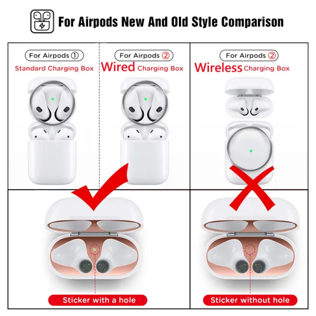 Металлическая защита от пыли для AirPods 3 чехол аксессуары защитная наклейка кожи