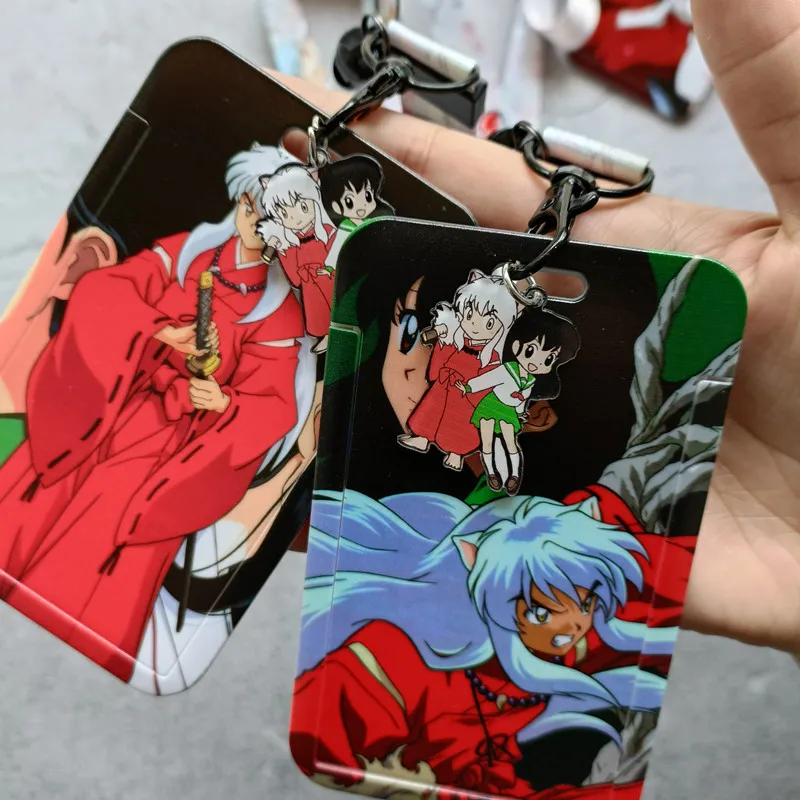 1 шт. Новый японский аниме Inuyasha брелок для шеи держатель ID подвеска карта