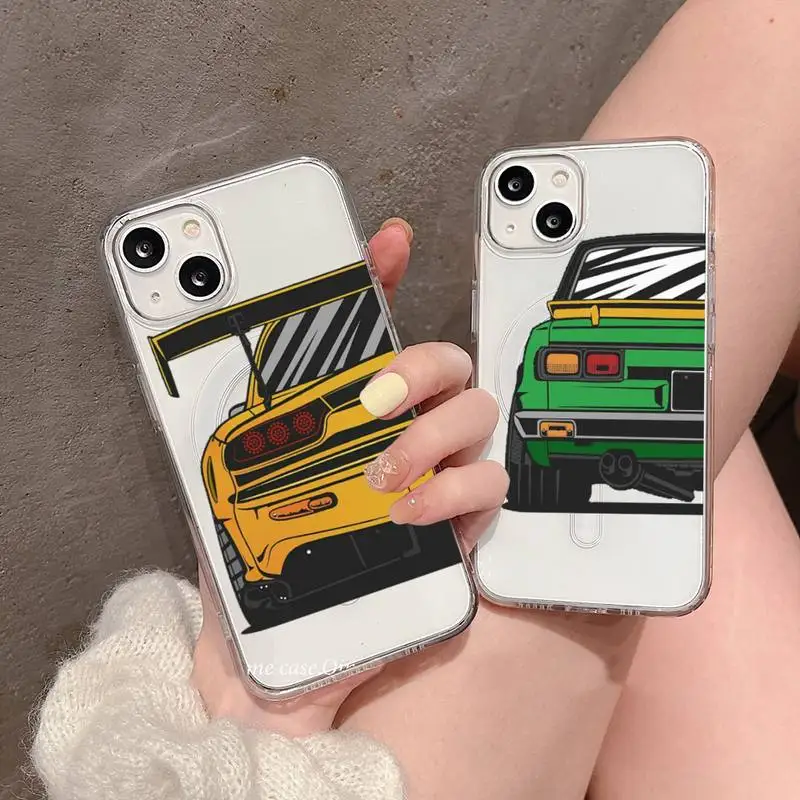 Чехол для телефона JDM с магнитом для iPhone 13, 12, 11 Pro Max