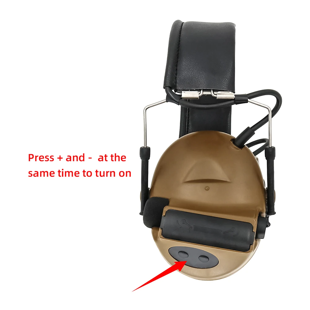 Tactical Headset IPSC COMTAC II Hearing Protection Noise Cancelling Silicone Earmuffs Headphones Shooting Headphones