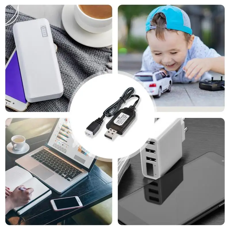 이커 Kabel ładowarki RC 7 4 В 1000 мА Szybka ładowarka do drona Samolot Bateria litowa SM-2P SM-3P SM-4P Automatyczne ładowanie akumulatora