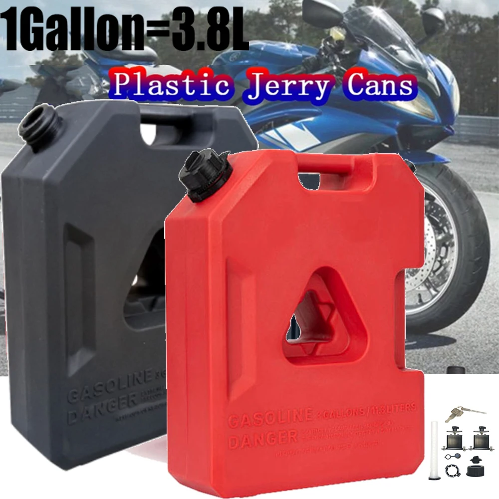 

NEW 1Gallon/3.8L Fuel Tank Petrol Cans Barrels Can Gas Spare Container Anti-static Jerry Can Polaris Fuel Tank Pack Jerrycan