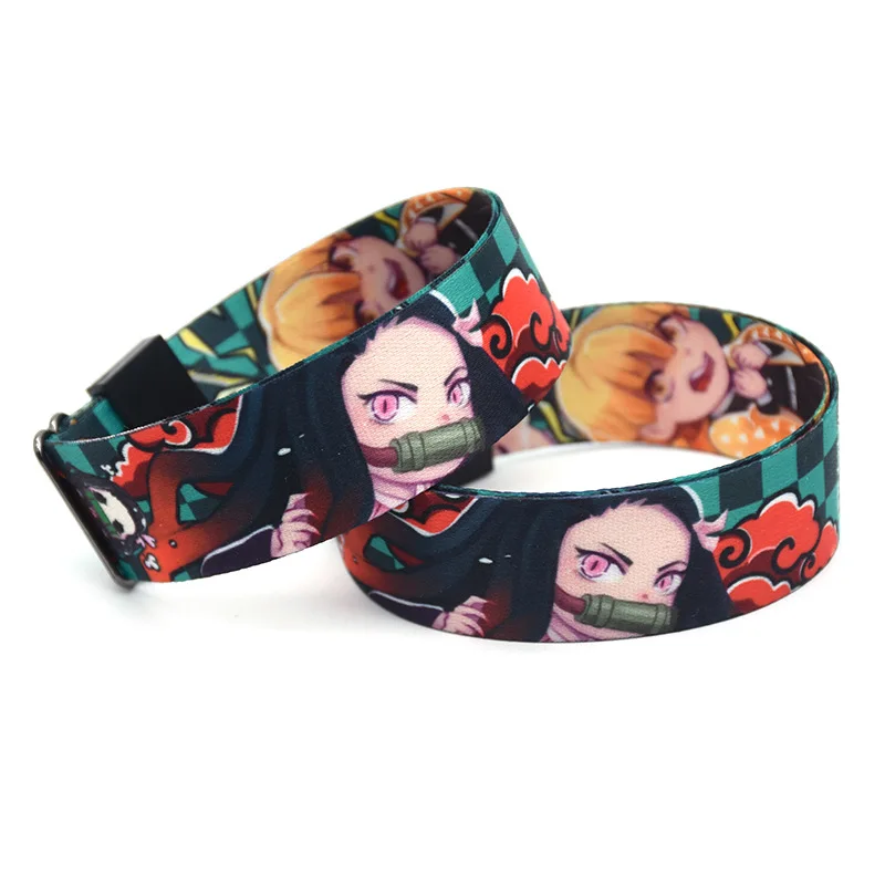 

New Anime Demon Slayer Figures Kamado Nezuko Fashion Trend Peripheral Bracelet Toys Anime Peripheral Accessories Fans Gift