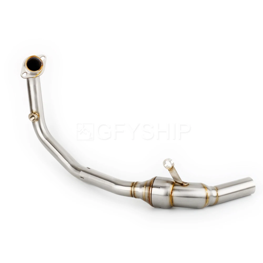 

For KTM 390 Adventure Motorcycle Exhaust Decat Pipe Full Catalyst Delete And Link Pipe 2020-2021 250 Adventure 21 390ADV ADV Pre