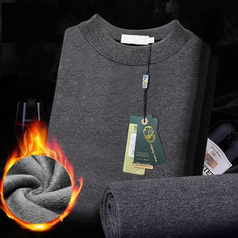 Men's Thermal Underwear Suit Plus Velvet Home Clothes Cold-proof Thermal Insulation Long Johns Long Sleeves + Trousers