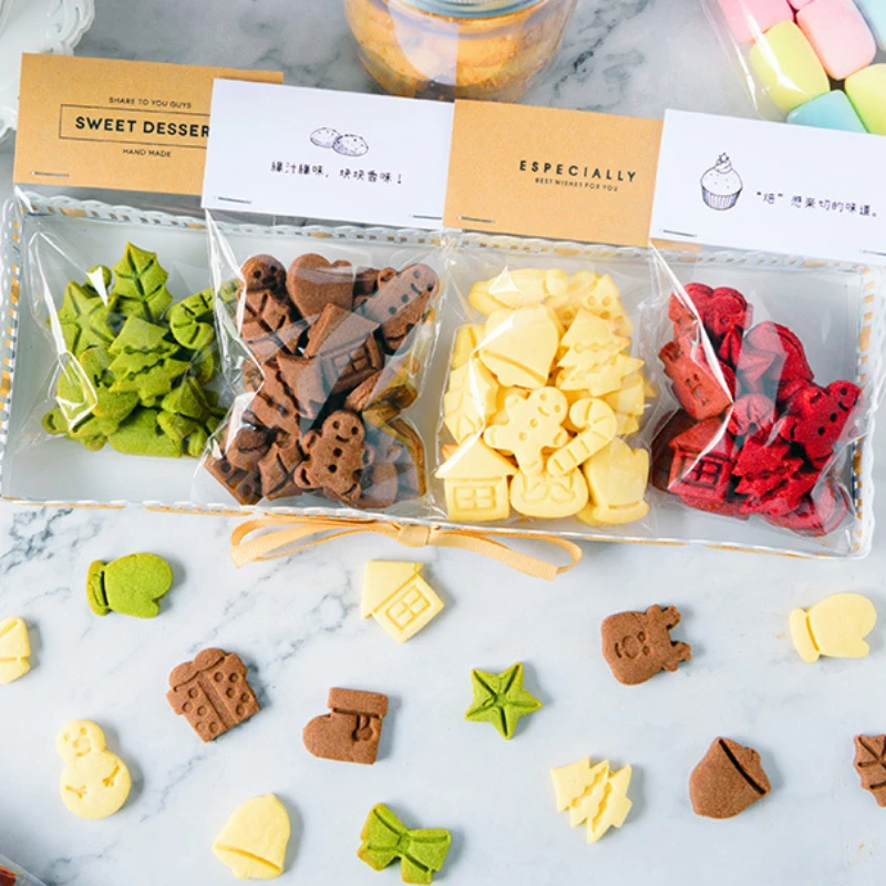 Мини-Рождественская серия формы для печенья 3D Санта-Клаус снеговик пряничный