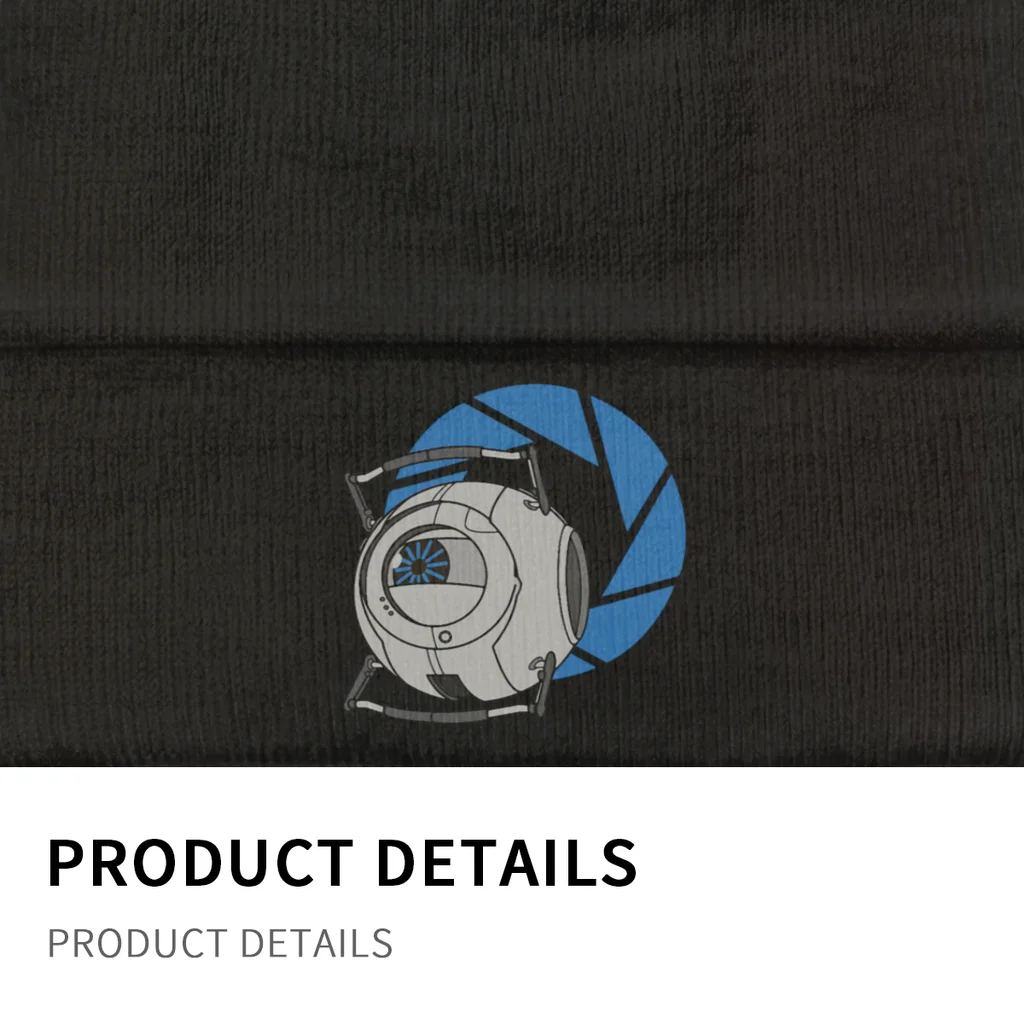 Вязаная шапка портал Game Chell Atlas P-Body зимние теплые облегающие шапки Wheatley модная