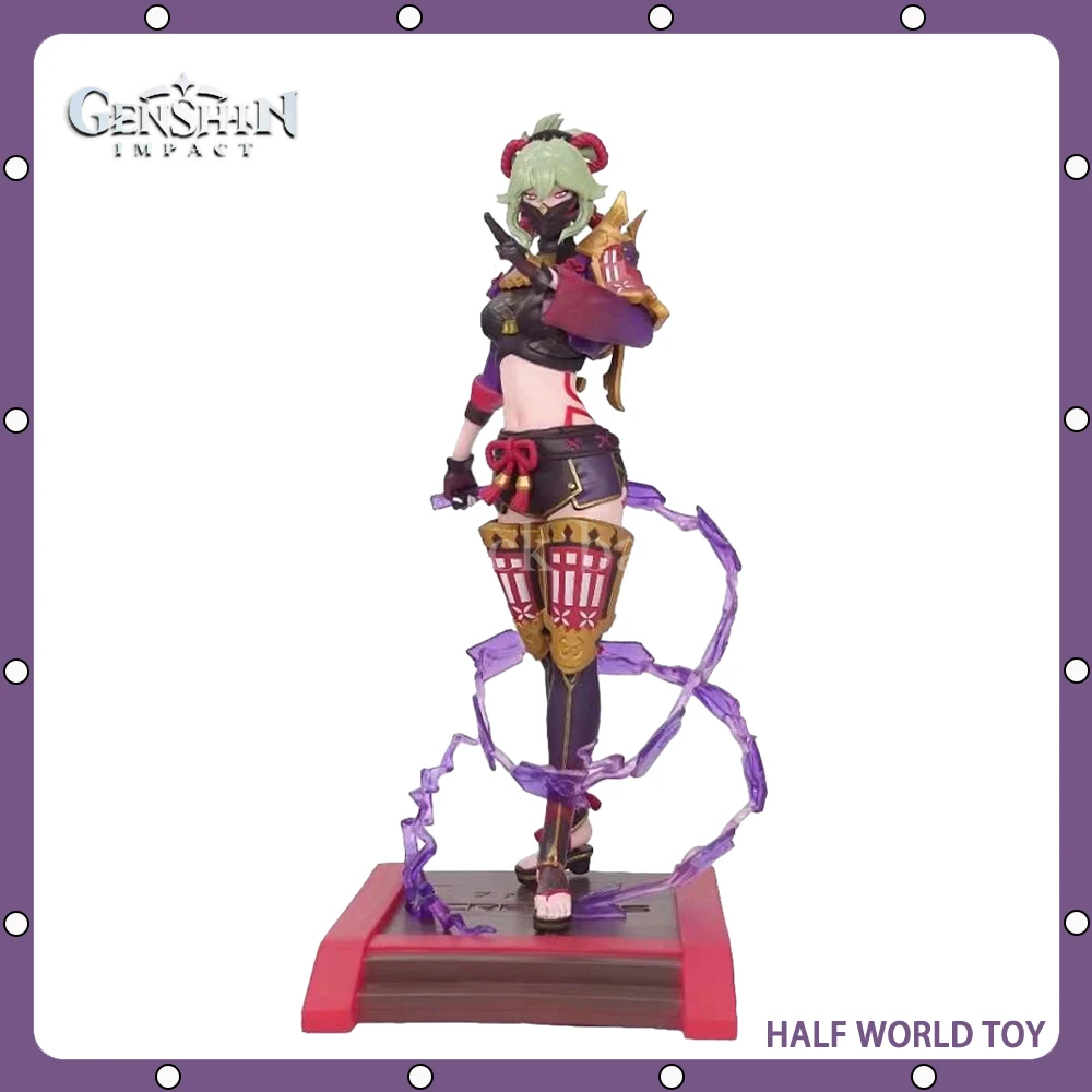 

23 см фигурка аниме Genshin Impact Kuki Shinobu, фигурка, модель детской куклы, коллекционное настольное украшение, игрушки, подарки