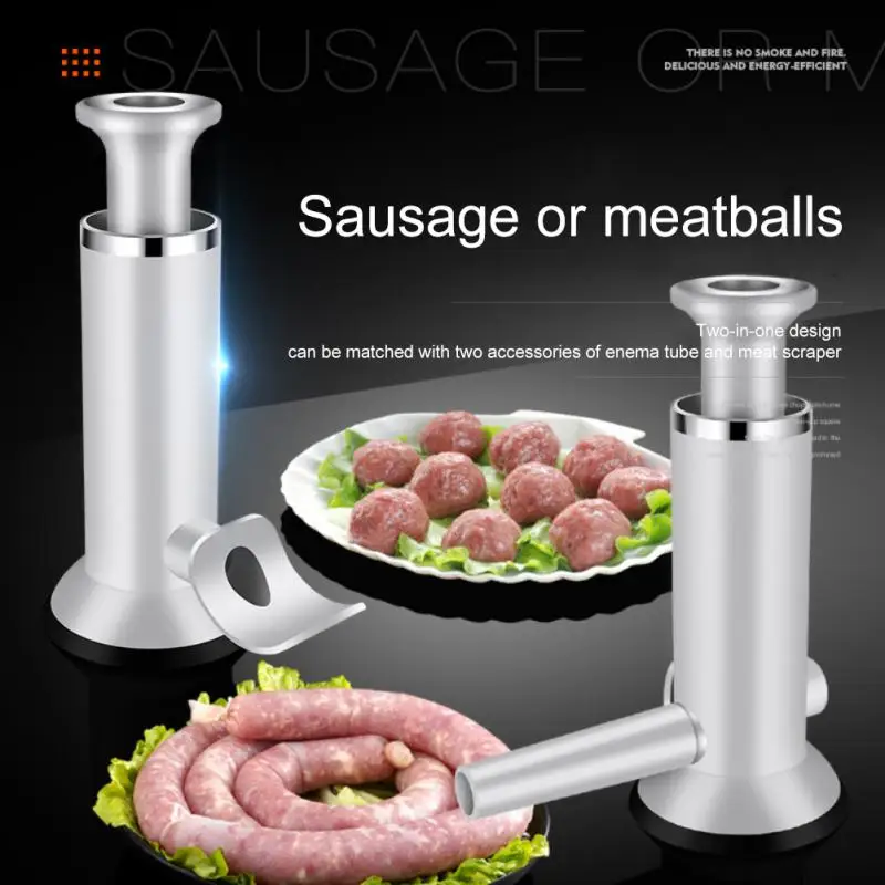 

Food-grade Sausage Production Tool Household Filling 304 Steel Ring Enema Machine Sausage Or Meatballs Artifact Automatic