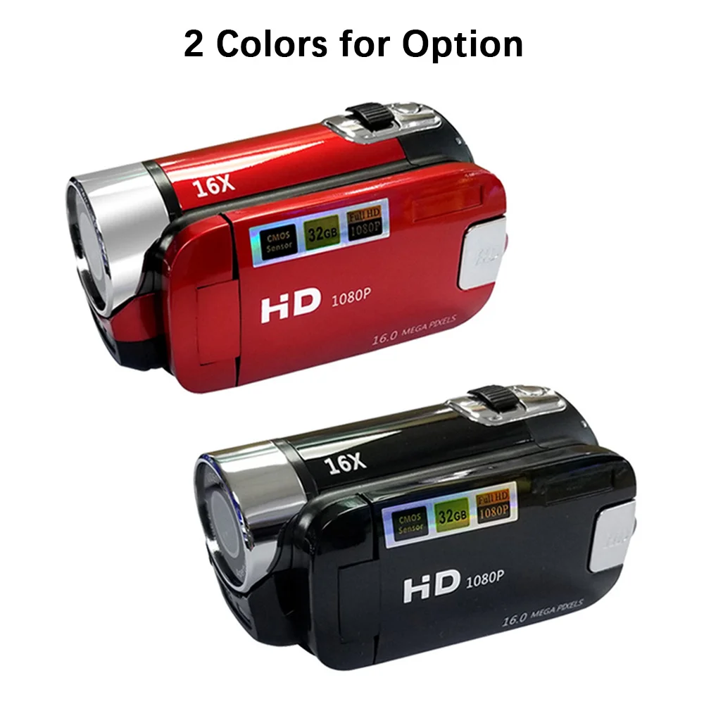 

Portable 1080P High Definition Digital Video Camera DV Camcorder 16MP 2.7 Inch LCD Screen 16X Digital Zoom Built-in Battery New