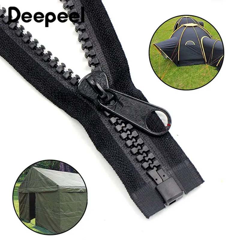 60-400 см 10 # Длинная черная смоляная молния открытые односторонние двусторонние