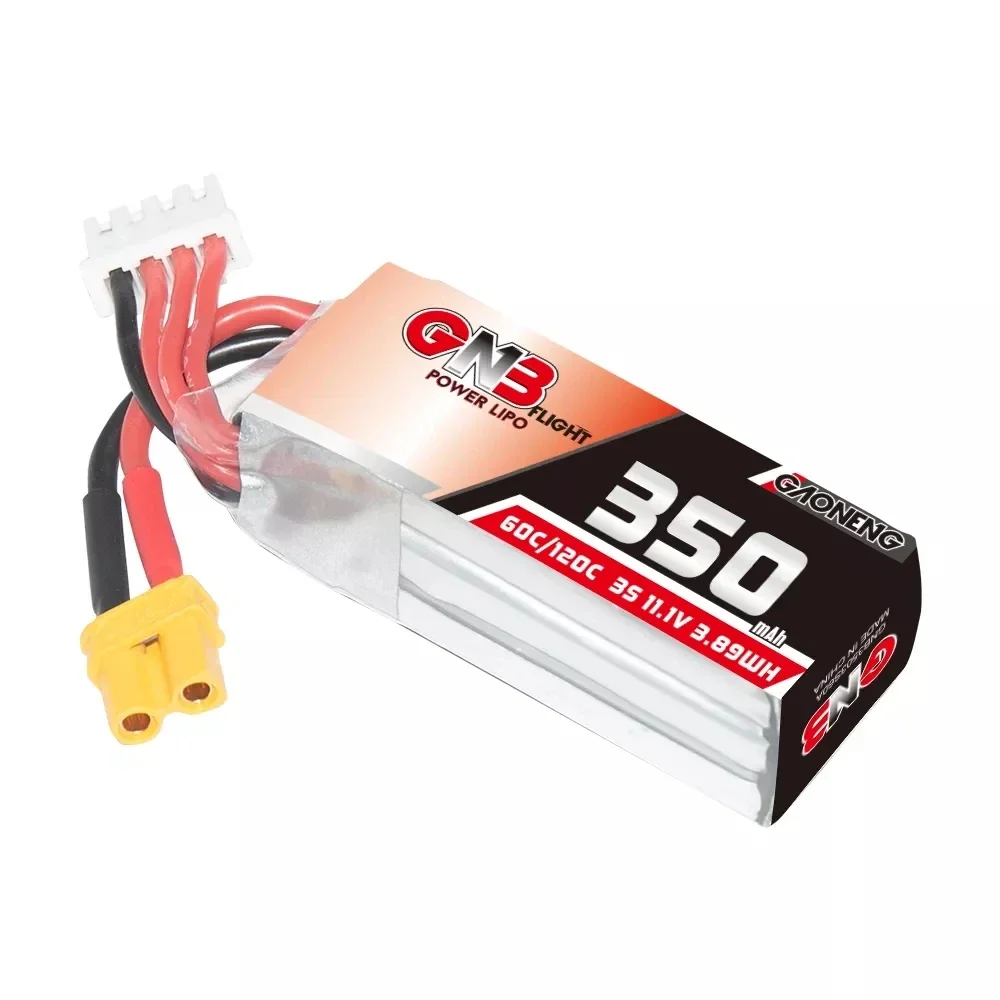 Gaoneng GNB 3S 11.1V 350mAh 60C XT30 Lipo battery Gaoneng GNB 3S 11.1V 350mAh 60C XT30 Lipo battery