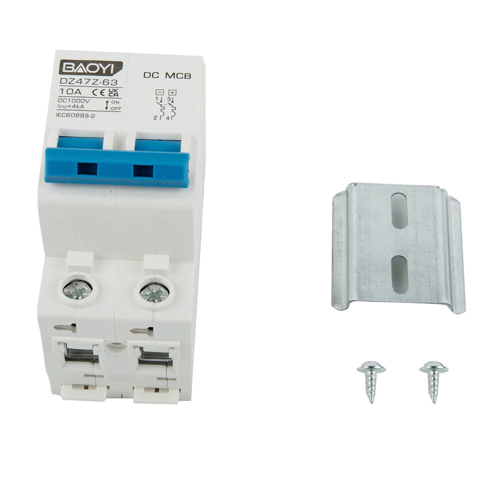 

Durable Circuit Breaker Isolating Switch 2-pole 1000V DC Disconnector DC Miniature For Solar Photovoltaic Isolator