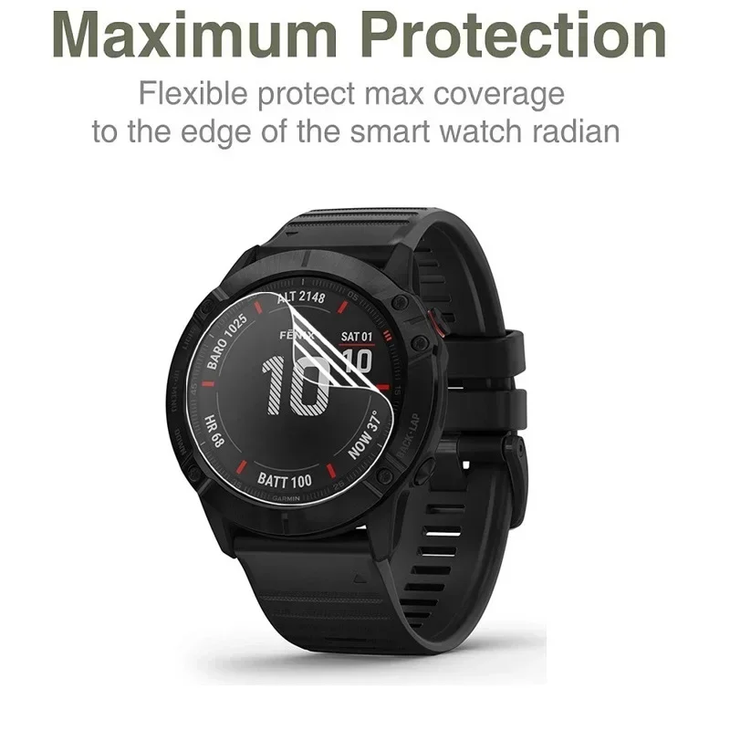 Защитная Гидрогелевая пленка на Garmin Fenix 7X 7S 7 6X 6S 6 Pro 5X 5S 5 Plus для экрана защитная