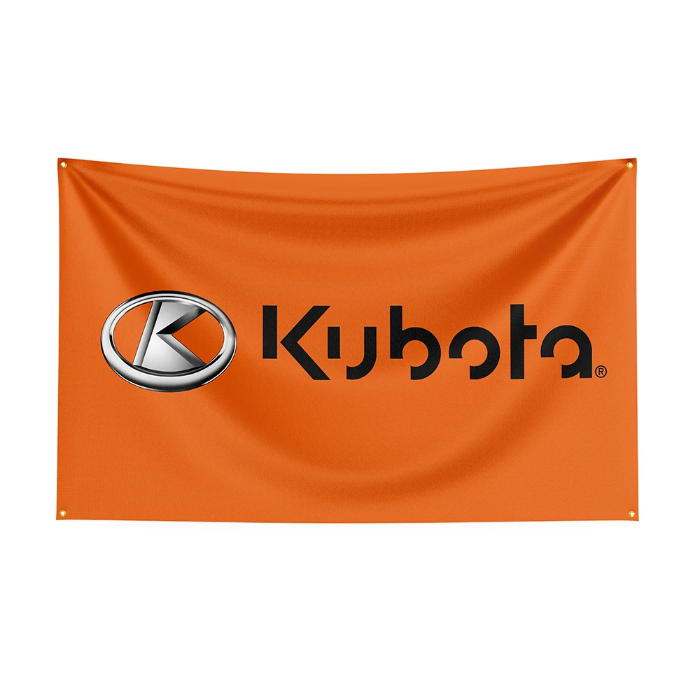 

90x50cm Kubotas Flag Polyester Printed Mechanical Tool Banner For Decor Flag Decor,flag Decoration Banner Flag Banner
