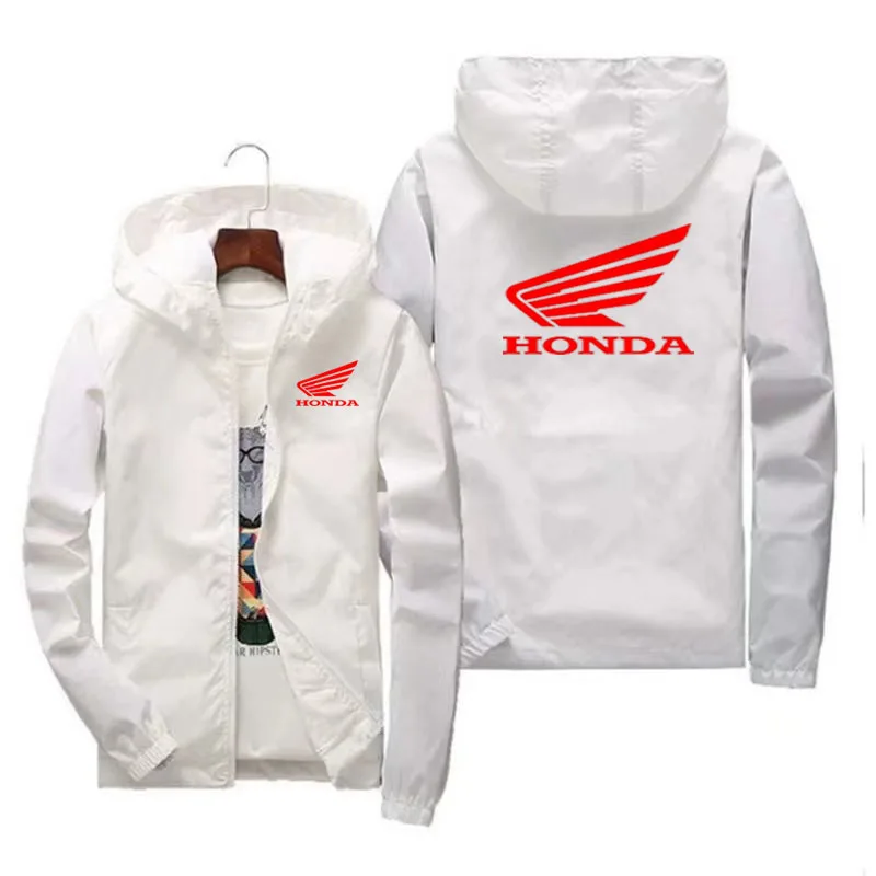 Enlarge Motorrad Racing Jacke Honda Auto Flügel Logo Gedruckt Bomber Jacke Freien Motocross Racing Kleidung Honda Männer Kleidung Jacke