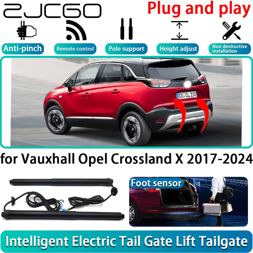 Фото Для Vauxhall Opel Crossland X 2017-2024 Автомобильная электрическая задняя дверь с электроприводом, автоматическая система задней двери Plug and Play №1