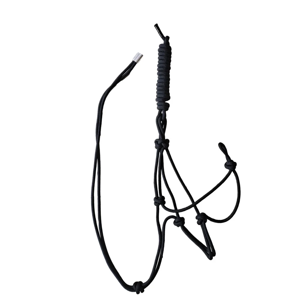 

Horse Halter Knot Training Headstall Harness Webbing Braided Rope Collar