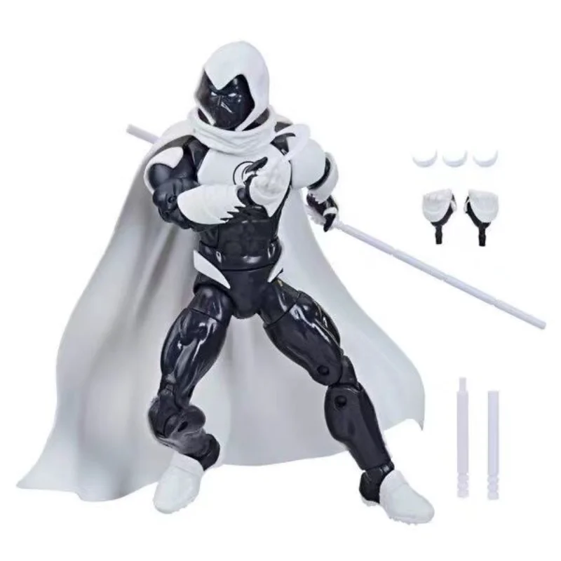 

Hasbro Marvel Cartoon Anime Peripheral Moonlight Knight Comic Edition 6 Inch Joint Movable Spot Hand Doll Model Holiday Gift