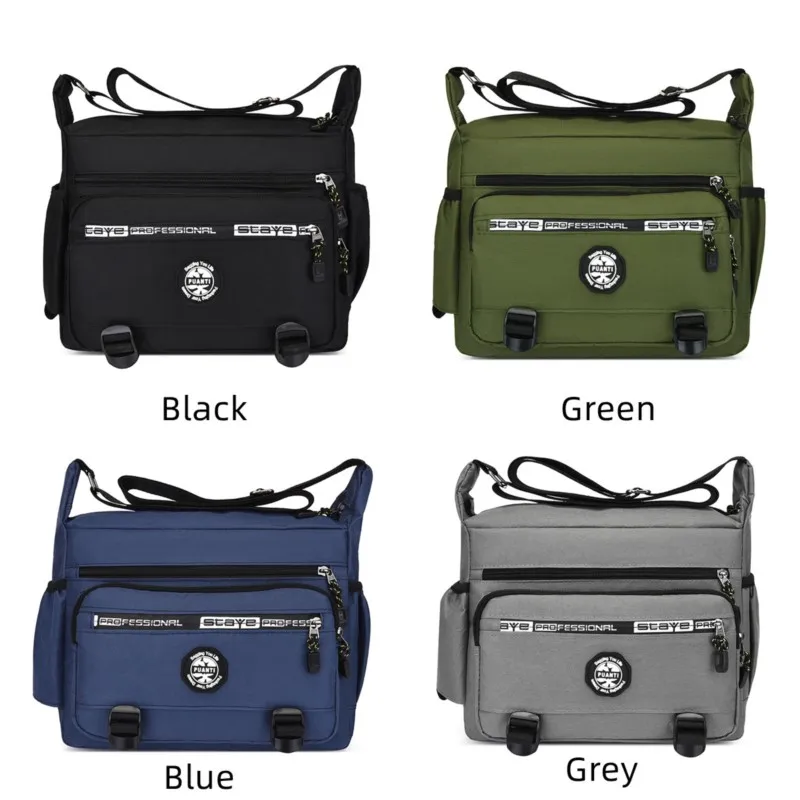 Men Waterproof Oxford Shoulder Bags Pocket Luxury Handbags Men Shopper Crossbody Bags Designer High Quality Soft Tote