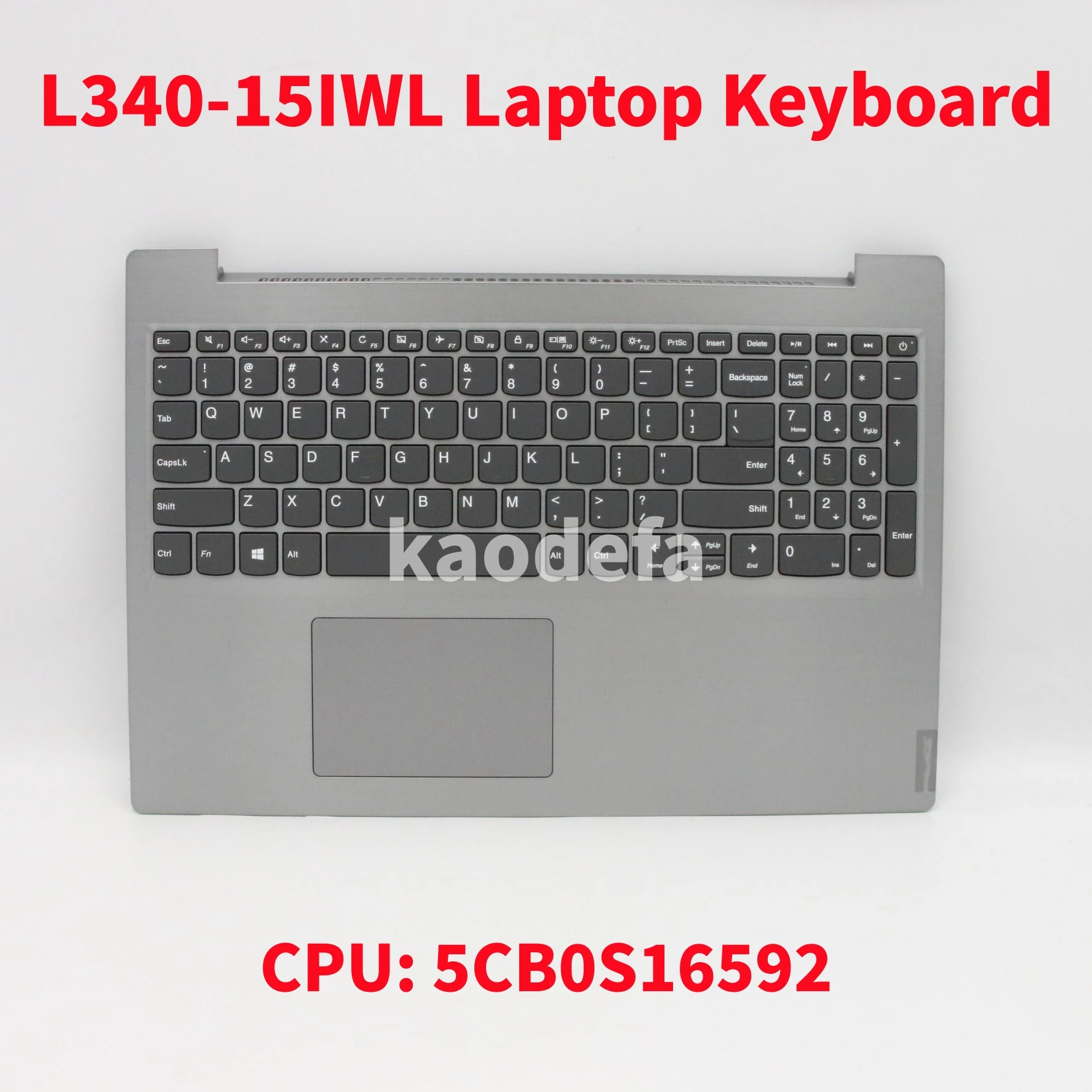 Клавиатура для ноутбука Lenovo ideapad L340-15IWL/L340-15API FRU: 5CB0S16592