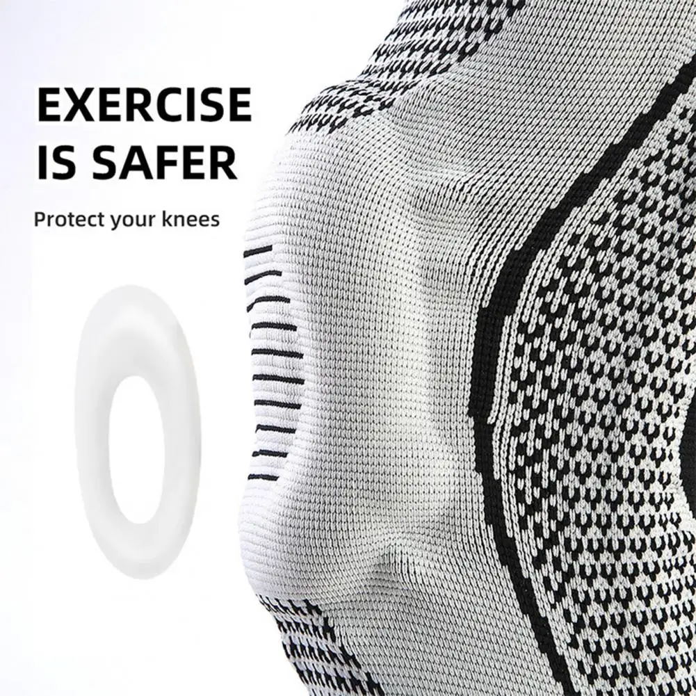 

Защитный спортивный компрессионный бандаж на колено, бандаж на колено, мягкий, уменьшающий повреждение