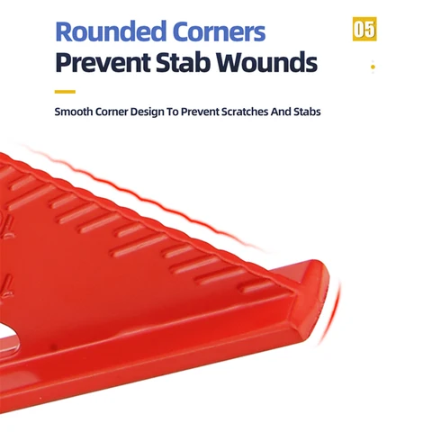 Треугольная линейка 7 дюймов, деревообрабатывающий набор из алюминиевого сплава, квадратные измерения, фотометрические приборы, угловой транспортир, треугольная линейка