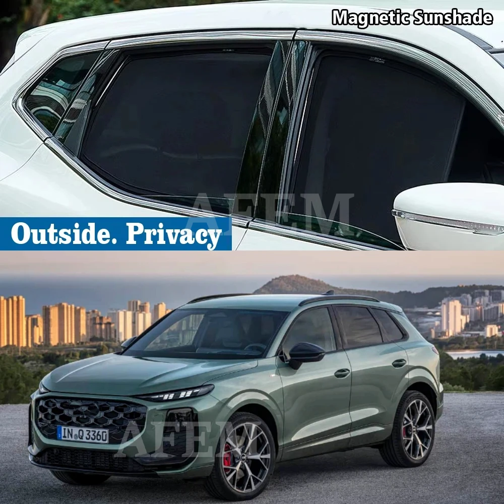 Фото Солнцезащитный козырек для автомобиля Audi Q3 8U SUV 2013-2018 S-line RS 2014 2015 2016 2017, защита от УФ-излучения для люка и лобового стекла №1