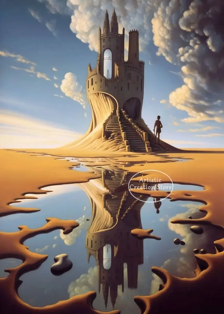 

Сюрреалистический постер Дали на холсте