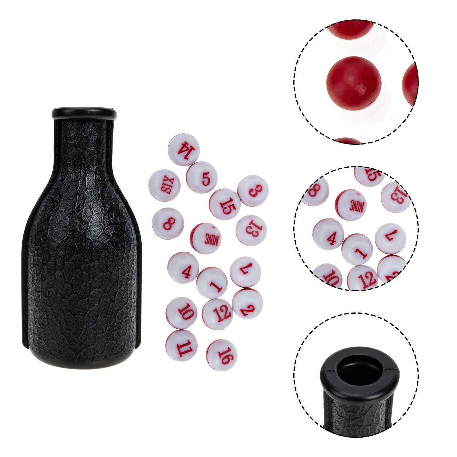 

1 Set of Professional Billiard Bottle Wear-resistant Pool Bottle Portable Shaker Bottle
