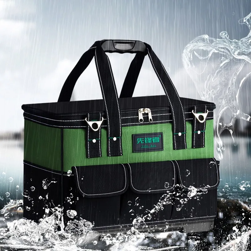 Профессиональная сумка для инструментов электрика органайзер хранения полный